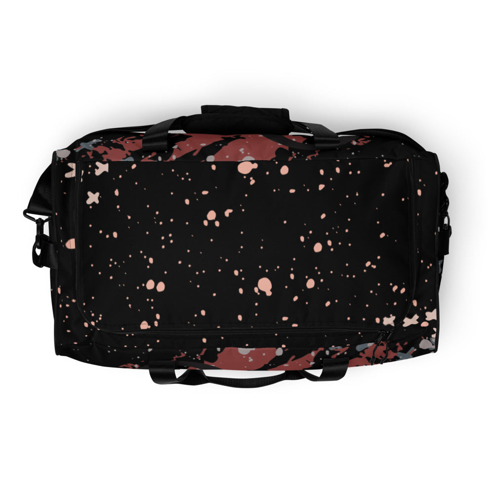 Black Speckled Duffle bag